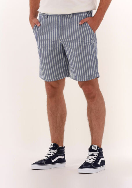 Blauwe ANERKJENDT Korte broek AKLT JOHN STRIPE SHORTS - large