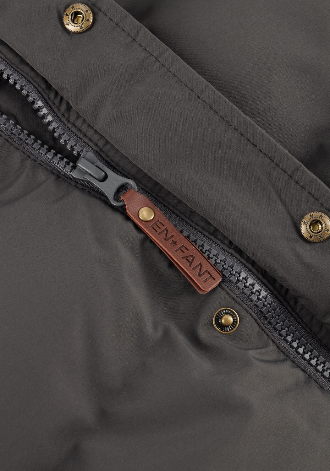 ENFANT Veste matelass&eacute; QUILTED JACKET Gris fonc&eacute; - large