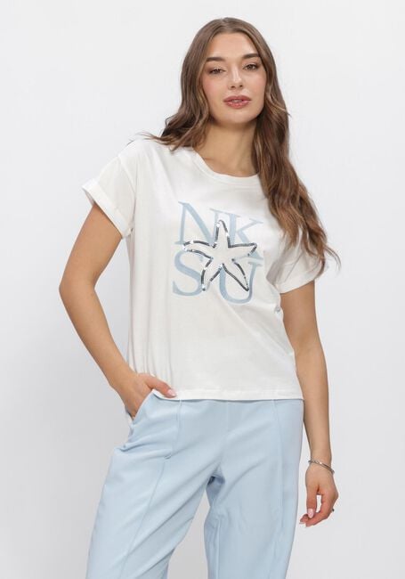 NUKUS T-shirt CLAIRE SHIRT en blanc - large