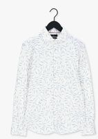 Witte VANGUARD Casual overhemd LONG SLEEVE SHIRT BRANCHES PRINT ON FINE JERSEY
