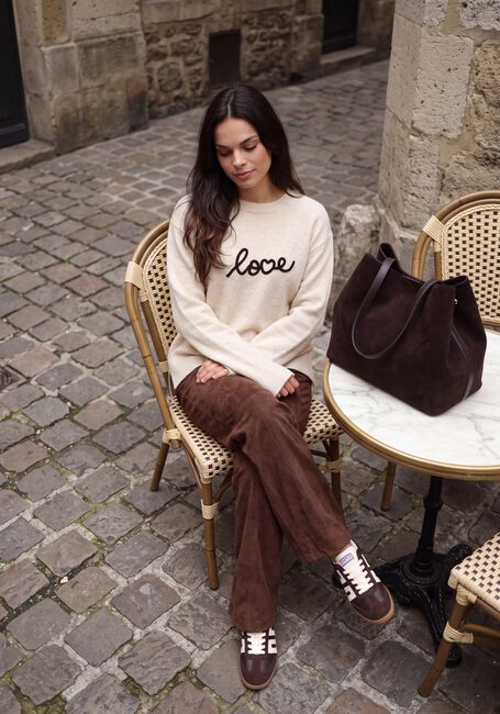 GRACE & MILA Pull PULLOVER en beige - large