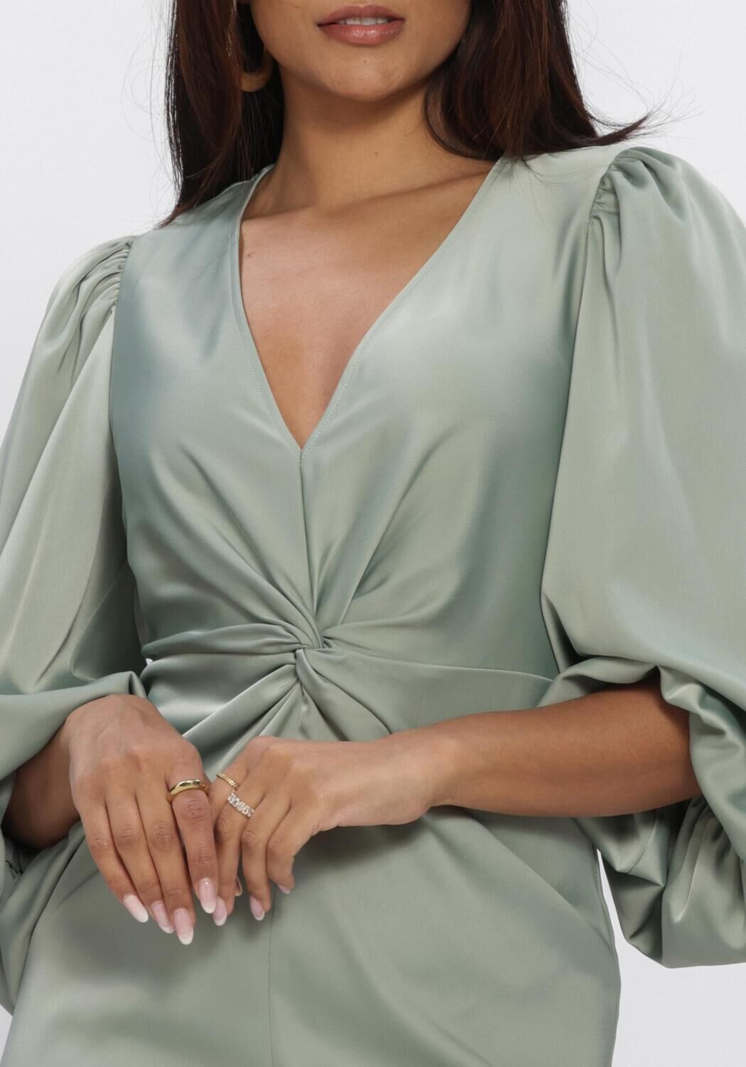 Groene Y.A.S. Jurken YASTHEA LS LONG DRESS - large