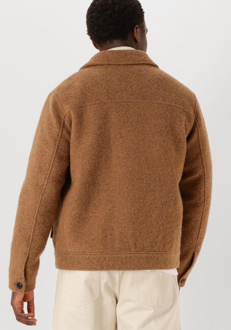 Bruine SELECTED MEN Jack SLHJAKOB WOOL BLEND JKT - large