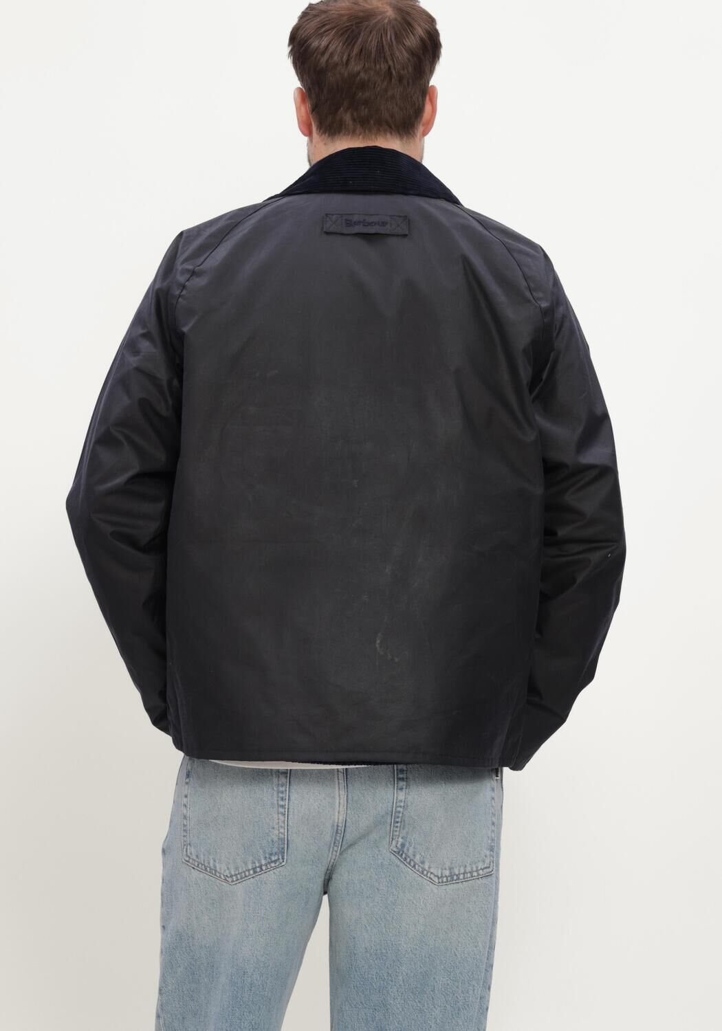 BARBOUR Jack ICONS TRANSPORT WAX Bleu fonc&eacute; - large