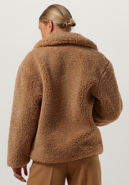 VANESSA BRUNO Manteau Teddy VALERINE en camel - large