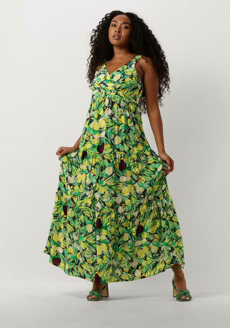 POM AMSTERDAM Robe maxi STRAP LEMON TREE DRESS en jaune - large