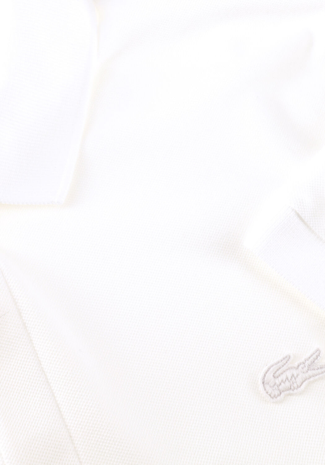 LACOSTE Polo REGULAR FIT COTTON BLEND POLO SHIRT en blanc - large
