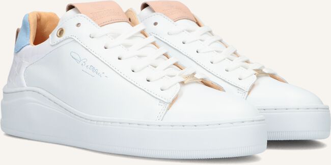 Witte FRED DE LA BRETONIERE Lage sneakers 101010370 Witte FRED DE LA BRETONIERE Lage sneakers 101010370 - large