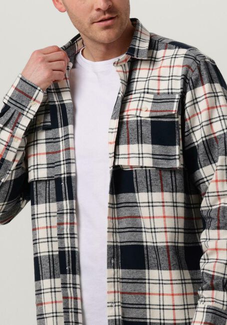 Donkerblauwe FORÉT Casual overhemd ALASKA SHIRT - large