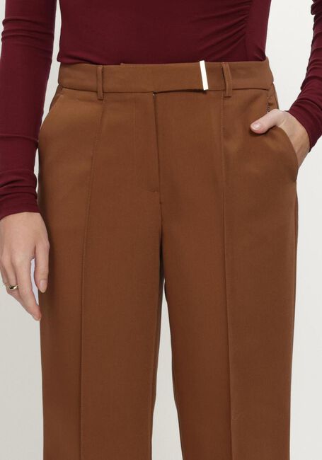 Cognac AAIKO Pantalon CHANTALLE ELASTIC RPES 345 TROUSERS - large
