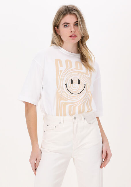 CATWALK JUNKIE T-shirt TS GOOD MOOD en blanc - large