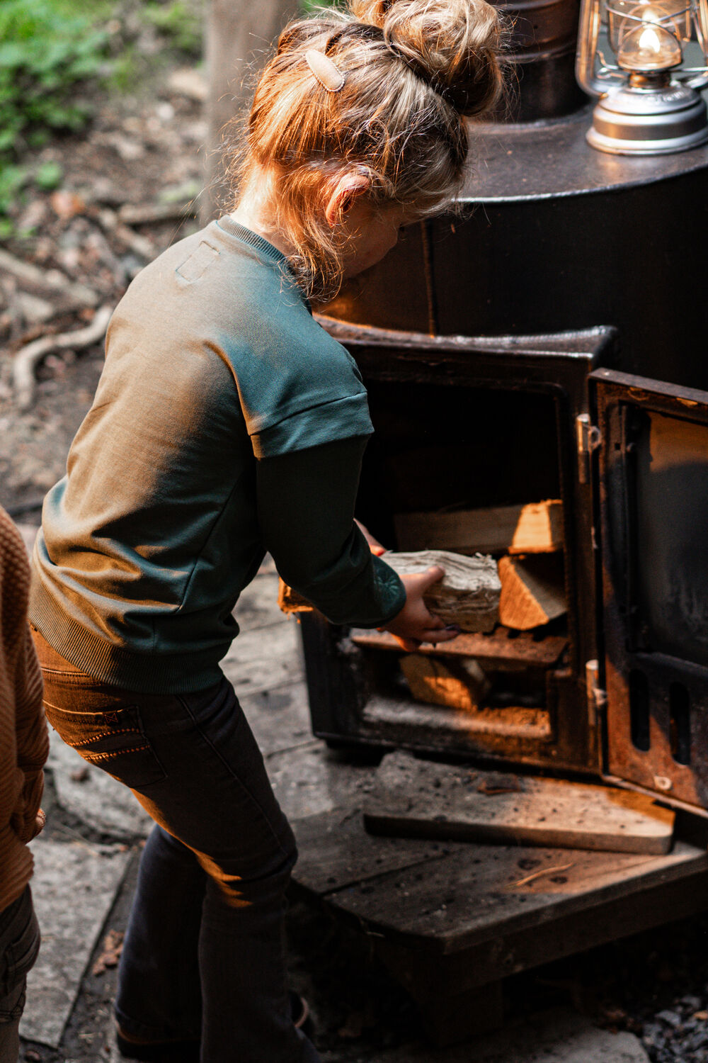 Grijze KOKO NOKO Flared jeans Q52951 - large