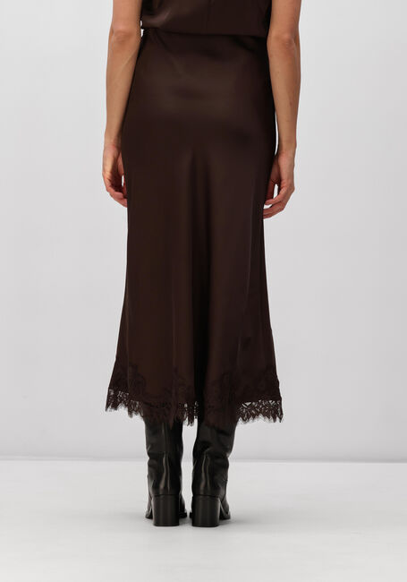 Bruine OBJECT Rokken OBJNALINE MW LONG LACE SKIRT - large
