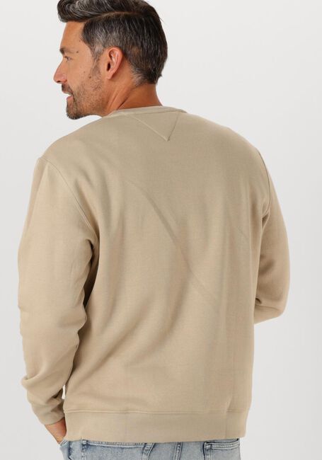 Beige TOMMY JEANS Trui TJM REG S FLAG CREW EXT - large