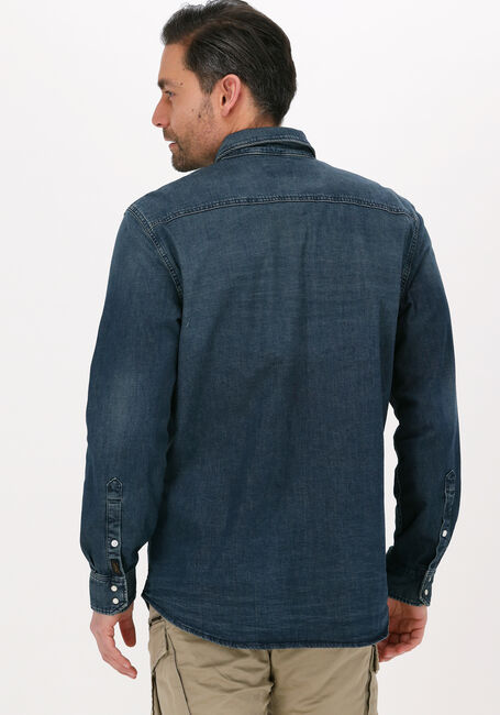 PME LEGEND Veste en jean LONG SLEEVE SHIRT TINTED BLUE VINTAGE Bleu foncé - large