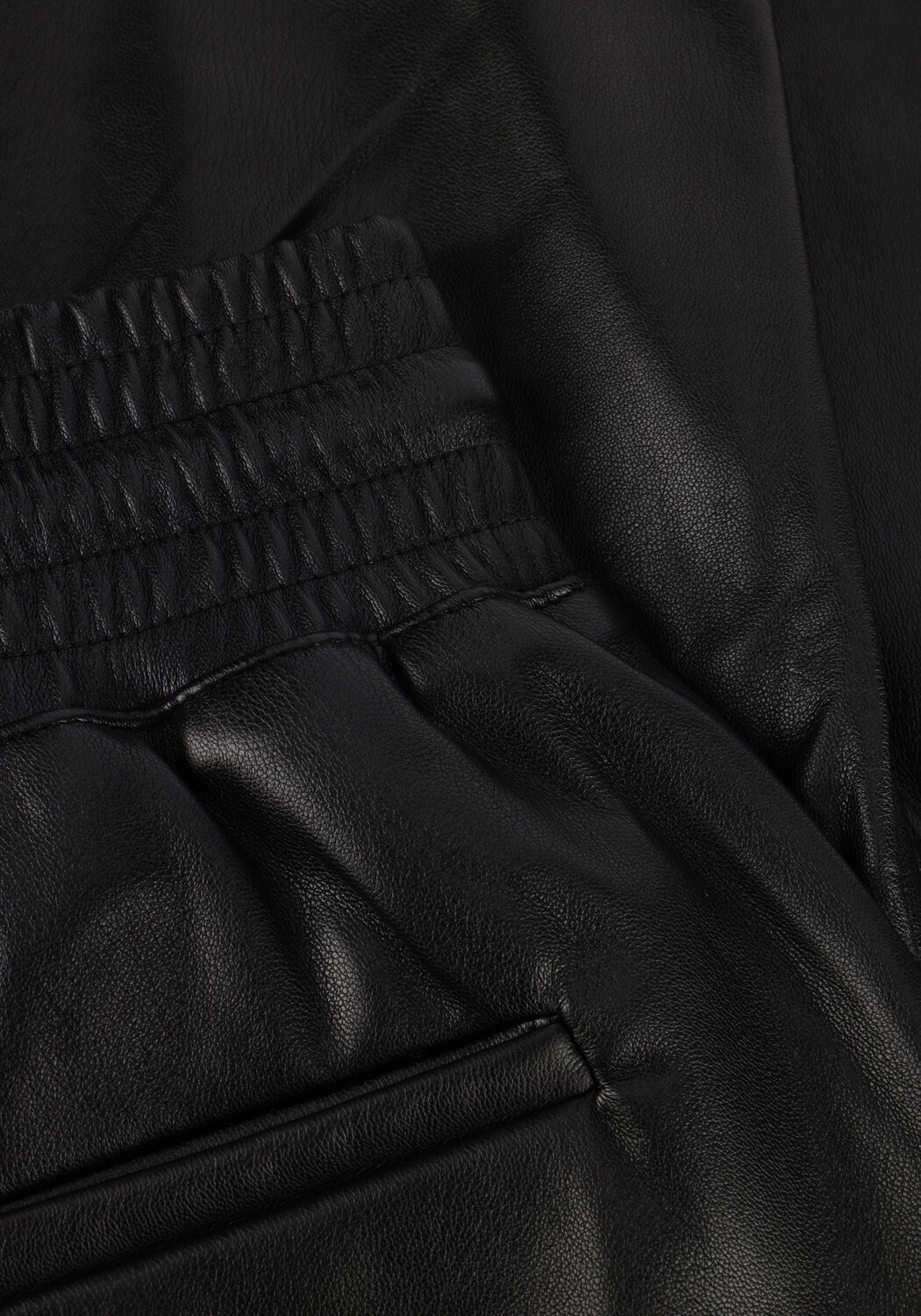 Zwarte NUKUS Pantalon PARIS PANTS PU - large