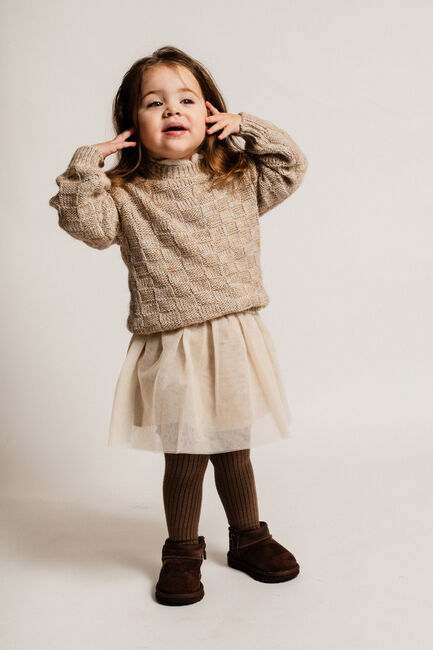 BAJE STUDIO Mini-jupe GILLY en beige - large
