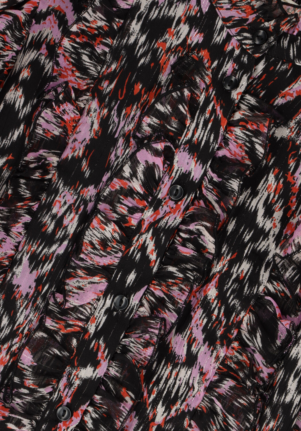 NOTES DU NORD FABIOLA LUREX TOP Blouses en noir - large