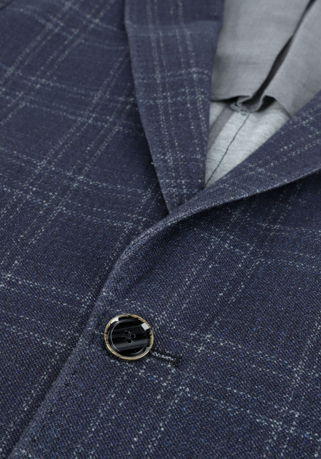 Donkerblauwe PROFUOMO Colberts JACKET KNITTED CH - large