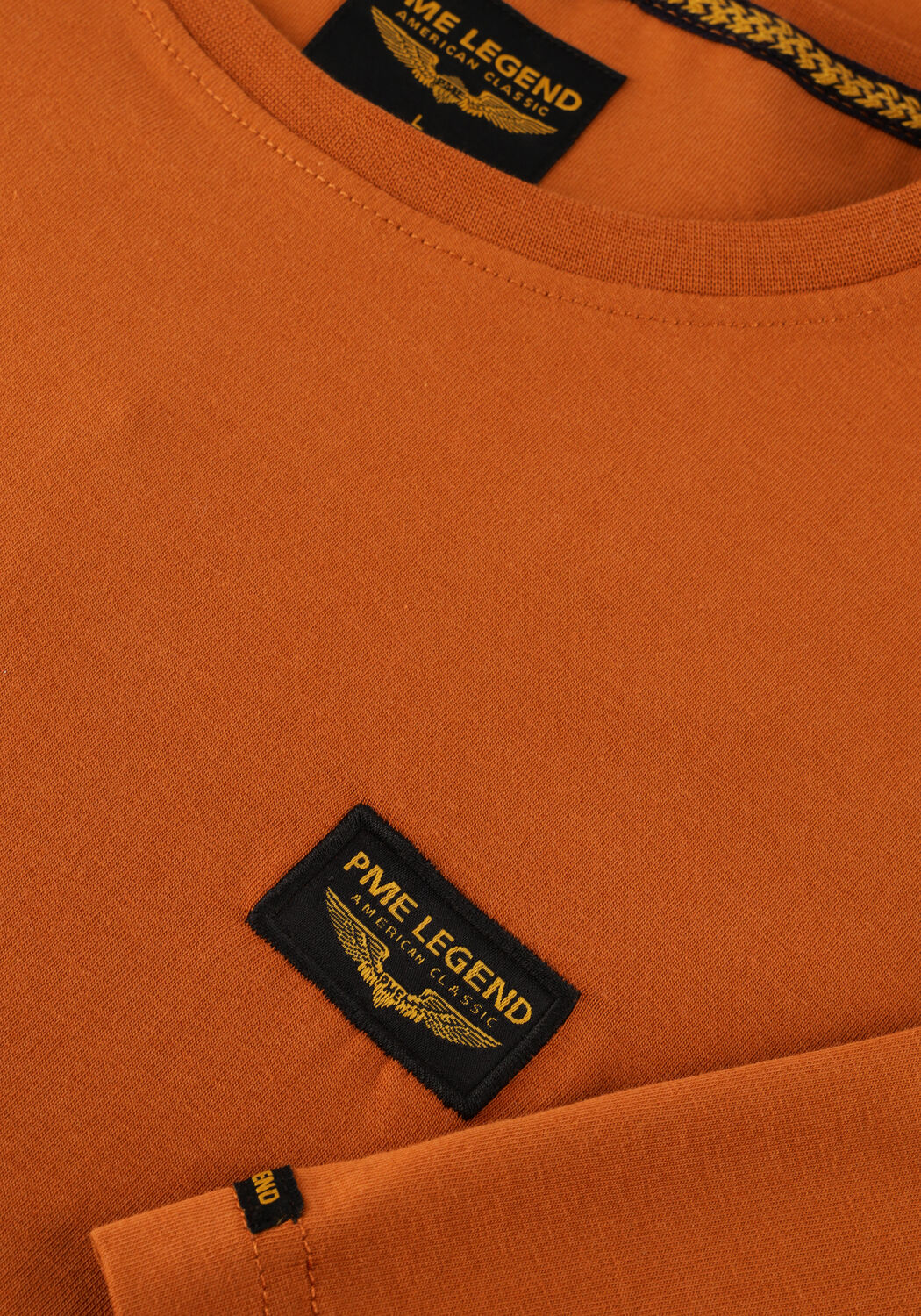 PME LEGEND T-shirt SHORT SLEEVE R-NECK GUYVER TEE en marron - large