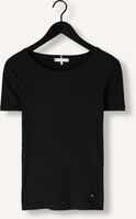 Zwarte TOMMY HILFIGER T-shirt SLIM 5X2 RIB C-NK SS Zwarte TOMMY HILFIGER T-shirt SLIM 5X2 RIB C-NK SS - medium