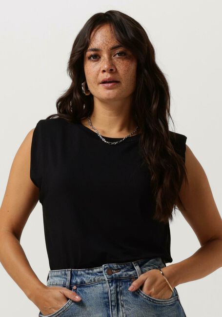 Zwarte MY ESSENTIAL WARDROBE T-shirt VISTAMW GRY TEE - large