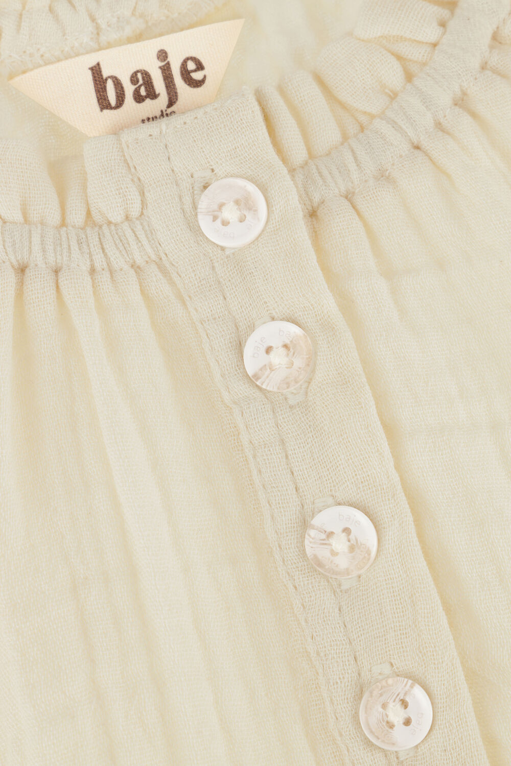 BAJE STUDIO Mini robe NOVA &Eacute;cru - large