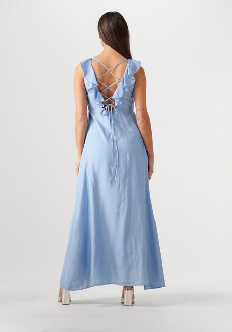 Lichtblauwe MOVES Maxi jurk LEANNA DRESS 4237 - large