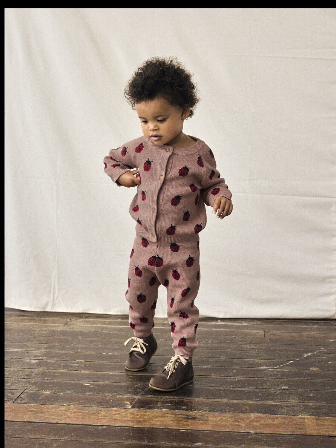 LIL' ATELIER Gilet NBFLULIO KNIT CARD LIL Rose clair - large