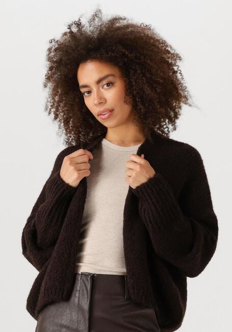 KNIT-TED Gilet BECKY en marron - large