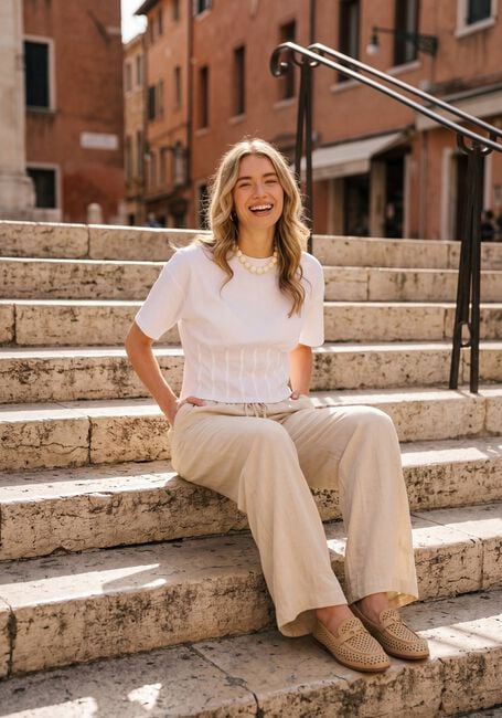 MSCH COPENHAGEN MSCHKADANCE TEE Hauts & T-shirts en blanc - large