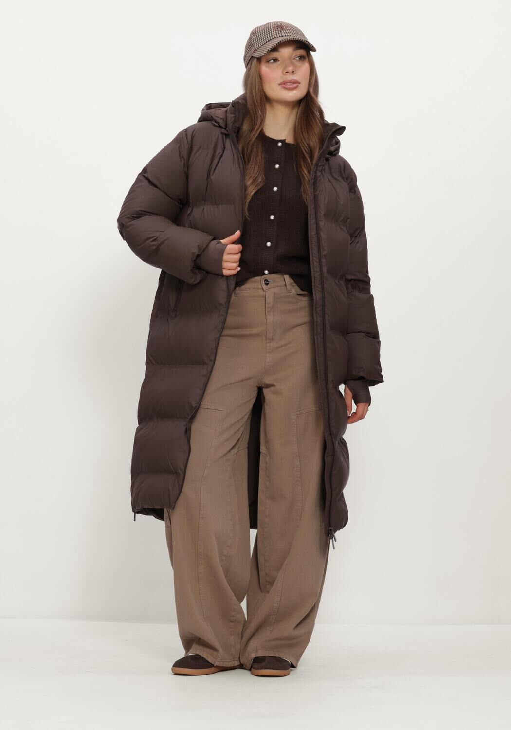 Bruine NEO NOIR Jassen VIVIANA C PUFFER JACKET - large