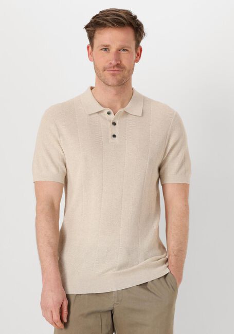 PROFUOMO Polo POLO SHORT SLEEVE en beige - large
