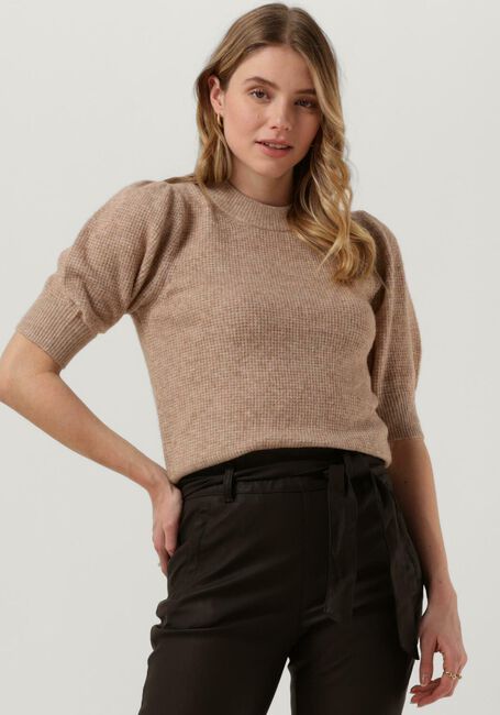 NEO NOIR Pull ABI STITCH BLOUSE en camel - large