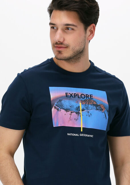 NATIONAL GEOGRAPHIC T-shirt GRAPHIC TSHIRT en bleu - large