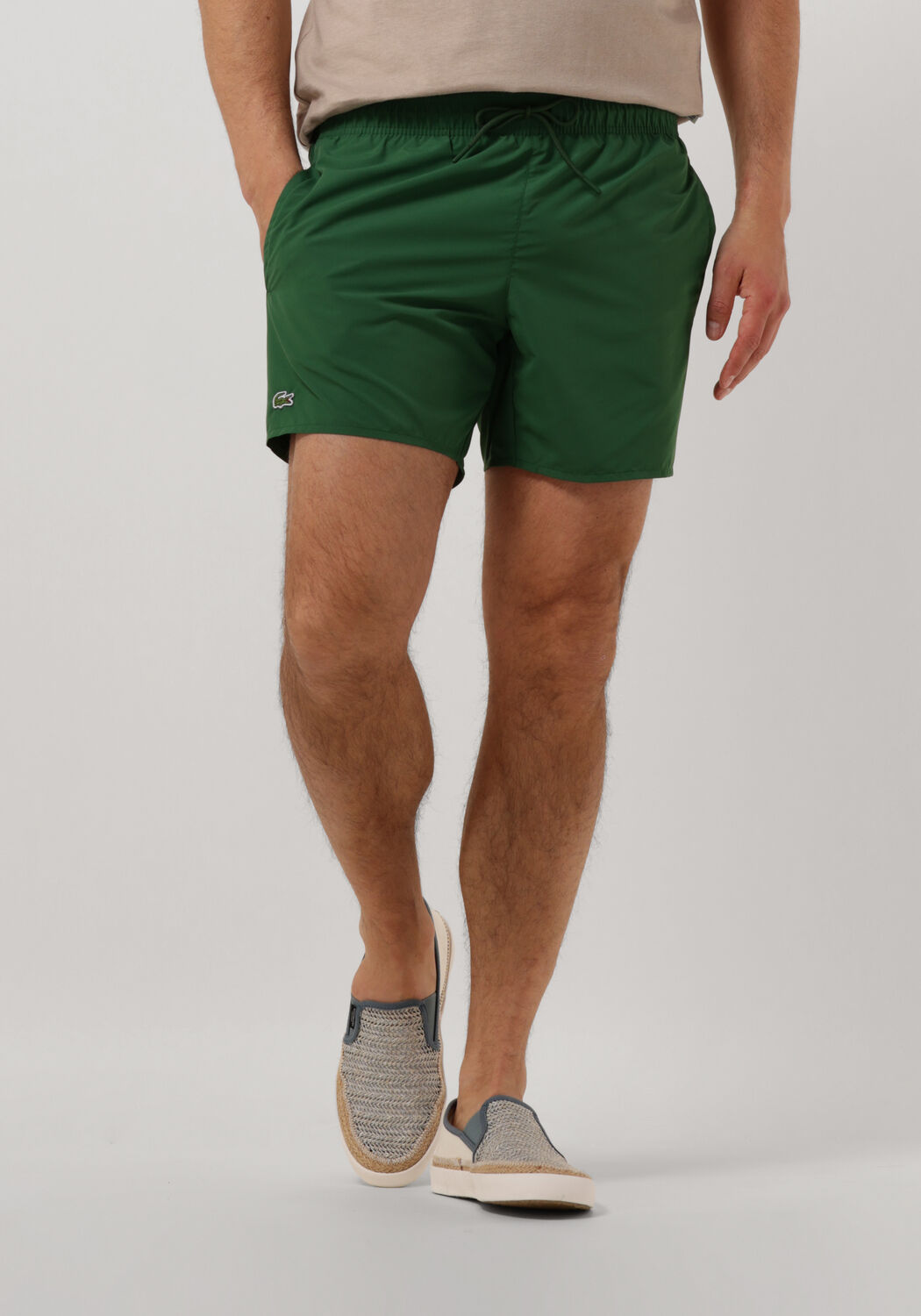 Short de bain lacoste vert on sale