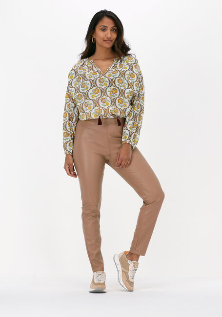 SIMPLE Legging ECO LEATHER PANTS en marron - large