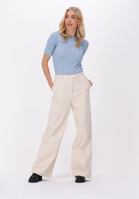 ANOTHER LABEL Haut CELOSIA KNITTED PULL Bleu clair - large