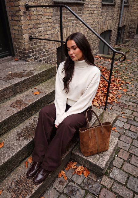 EDITED Wide jeans LEIGHTON JEANS en marron - large