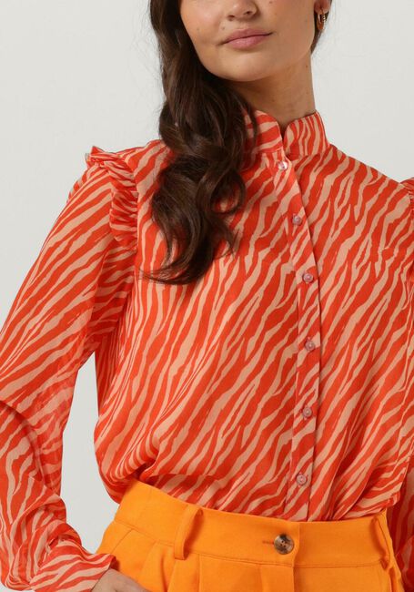 NOTES DU NORD GENNY RECYCLED SHIRT Blouses en orange - large