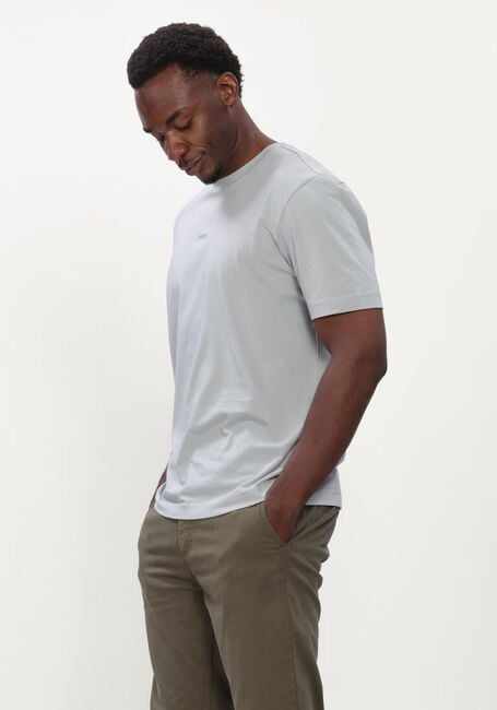 Lichtgrijze BOSS ORANGE Polo TCHUP - large