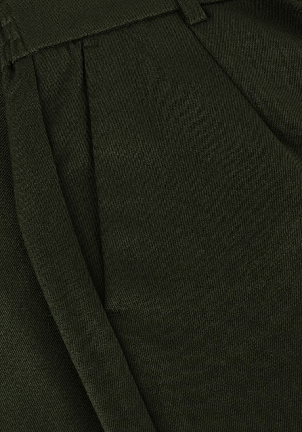 Groene OBJECT Wijde broek OBJLISA WIDE PANT - large