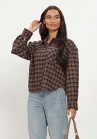 Bruine CATWALK JUNKIE  CHECK BLOUSE