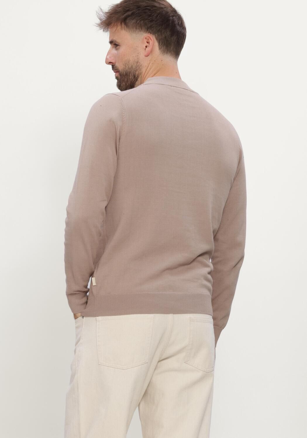 MACED Pull M-ALEX en taupe - large