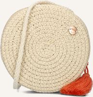 Ecru NONO Schoudertas TOMA ROUND CORD BAG Ecru NONO Schoudertas TOMA ROUND CORD BAG - medium