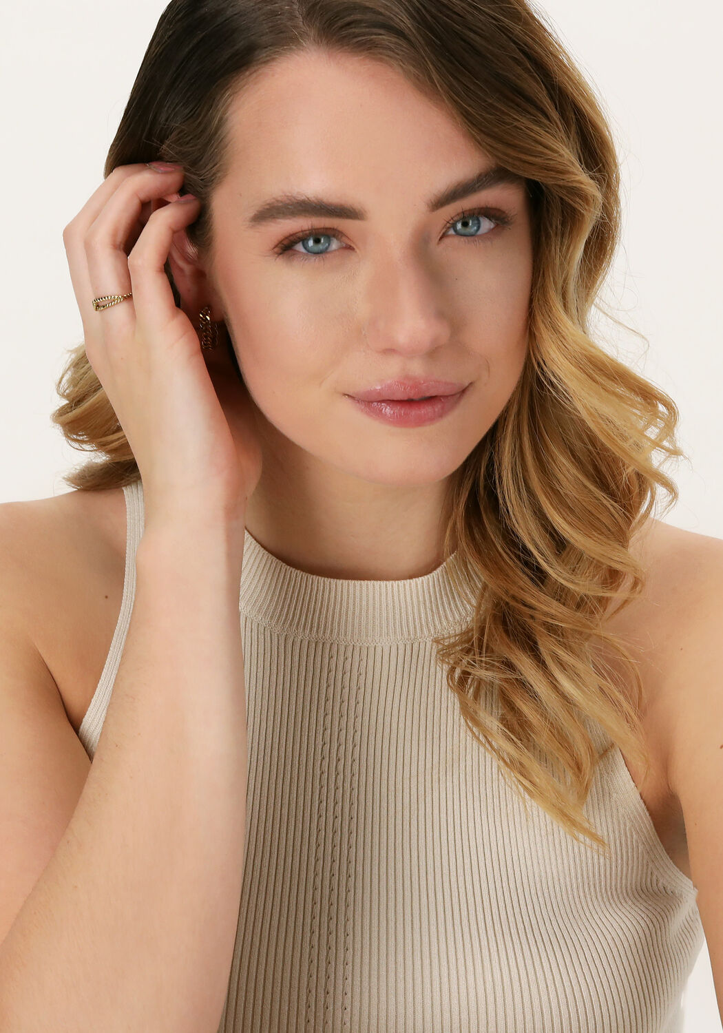 NOTRE-V Anneau RING KNOOP Dor&eacute; - large