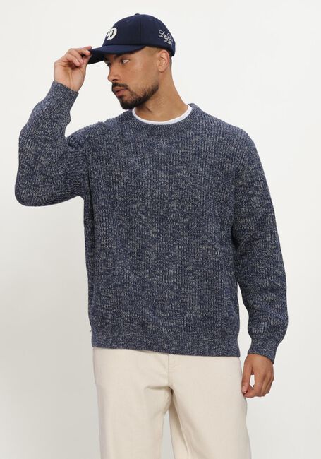 SELECTED MEN Pull SLMTILUM LS KNIT CREW NECK en bleu - large