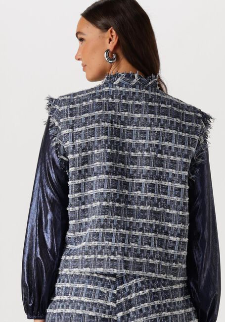 Blauwe STUDIO AMAYA Gilet SEMMY - large