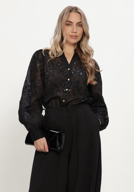 Zwarte NUKUS  ANTONELLA BLOUSE PAILLET - large