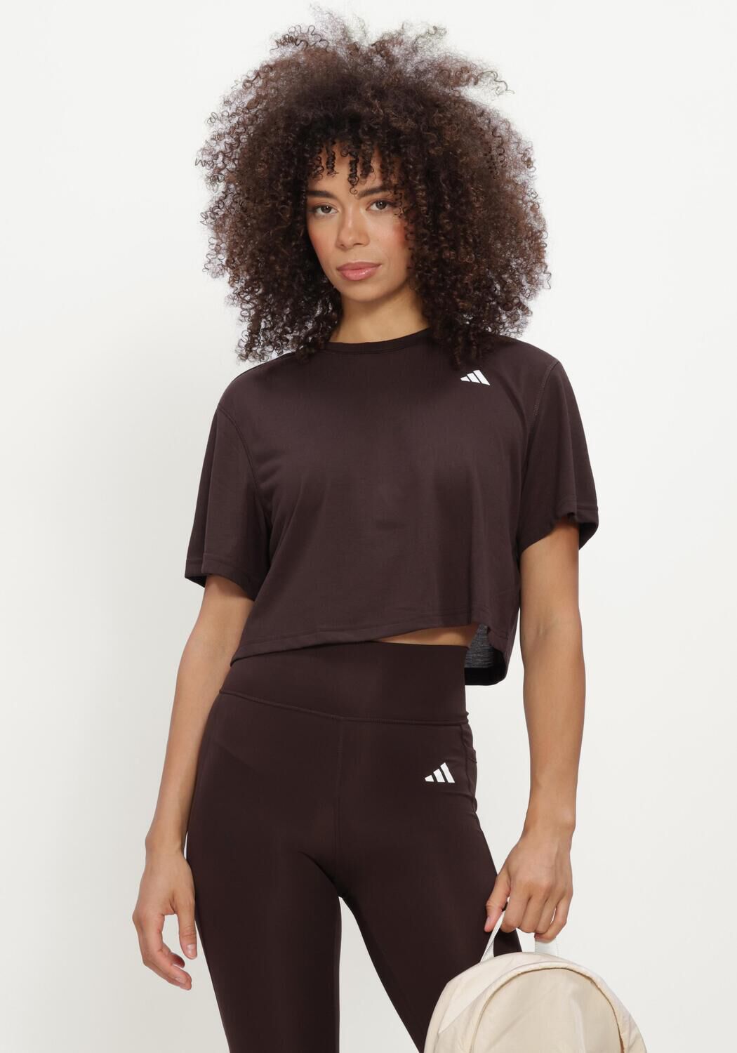 Bruine ADIDAS Top WE MIN TEE - large